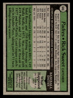 1979 Topps #646 Rick Sweet Near Mint+ 