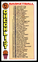 1976-77 Topps #48 Checklist 1-144 Excellent+ Marked 