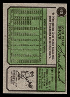 1974 Topps #60 Lou Brock Ex-Mint  ID: 417546