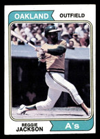 1974 Topps #130 Reggie Jackson Very Good  ID: 417548