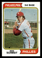 1974 Topps #283 Mike Schmidt Excellent+  ID: 417556