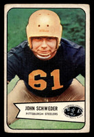 1954 Bowman #25 John Schweder Poor 