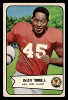 1954 Bowman #102 Emlen Tunnell ERR G-VG 