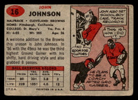 1957 Topps #16 John Henry Johnson Poor  ID: 417818