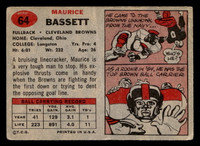 1957 Topps #64 Maurice Bassett Poor 