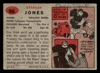 1957 Topps #96 Stan Jones VG-EX Writing on Back 