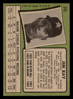 1971 Topps #242 Jim Ray Excellent  ID: 418136