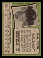 1971 Topps #251 Frank Reberger VG-EX 