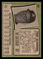 1971 Topps #381 Fred Gladding Ex-Mint  ID: 418275