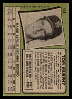 1971 Topps #401 Tom Murphy Excellent+  ID: 418295