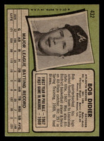 1971 Topps #432 Bob Didier Excellent 