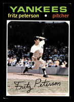 1971 Topps #460 Fritz Peterson Ex-Mint  ID: 418354