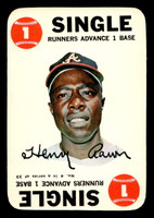 1968 Topps Game #4 Hank Aaron Near Mint  ID: 418645