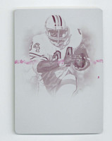 2013 National Treasures #118 Cyan Printing Plate Earl Campbell Oilers Real 1 of 1 1/1