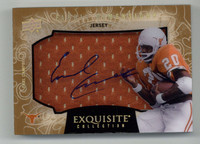 2014 Exquisite Fabric Dimensions THICK Earl Campbell Texas Auto ON CARD