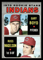 1970 Topps #7 Gary Boyd/Russ Nagelson Indians Rookies Excellent+ RC Rookie  ID: 418714
