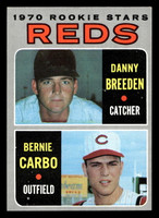 1970 Topps #36 Danny Breeden/Bernie Carbo Excellent+ RC Rookie 