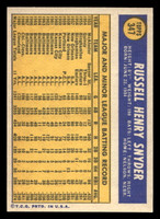 1970 Topps #347 Russ Snyder Near Mint  ID: 419780