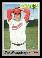 1970 Topps #538 Bob Humphreys Excellent+  ID: 420371