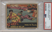 1936 G-Men & Heroes Of The Law  #57  Mining For Murder (Rare Card) PSA 1.5 FR #*sku36274