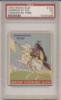 1933 R73 Goudey Indian Gum #142/48 Warriors Of The Camanchee Tribe PSA 5 EX  #*sku36276