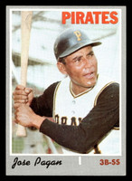 1970 Topps #643 Jose Pagan Excellent+ High # 