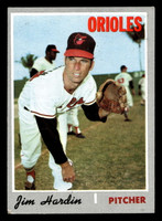 1970 Topps #656 Jim Hardin Excellent+ High #  ID: 420713