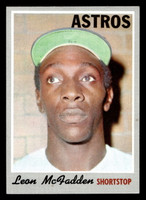 1970 Topps #672 Leon McFadden Ex-Mint High #  ID: 420755