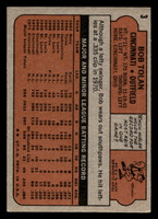 1972 Topps #3 Bob Tolan Ex-Mint  ID: 420954