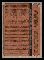 1972 Topps #13 Joe Grzenda Ex-Mint  ID: 420987