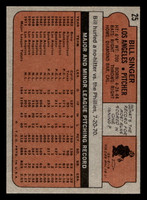 1972 Topps #25 Bill Singer Ex-Mint  ID: 421032