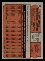 1972 Topps #31 Cleon Jones Near Mint  ID: 421055