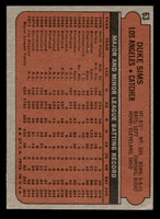 1972 Topps #63 Duke Sims Excellent 