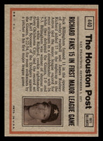 1972 Topps #440 Billy Williams IA Ex-Mint  ID: 422389