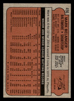 1972 Topps #456 Mark Belanger Ex-Mint  ID: 422443