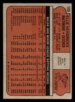 1972 Topps #508 Ellie Hendricks Excellent+  ID: 422686
