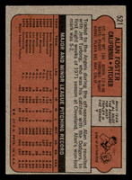 1972 Topps #521 Alan Foster Excellent+  ID: 422741