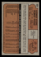 1972 Topps #601 George Stone Ex-Mint  ID: 422893