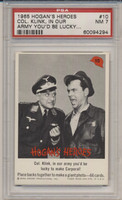 1965 Fleer Hogan's Heroes #10  Col. Klink, In Our...  PSA 7 NM  #*sku36296