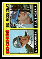 1967 Topps #12 Jim Campanis/Bill Singer Dodgers Rookies Excellent RC Rookie  ID: 423074