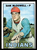 1967 Topps #295 Sam McDowell Ex-Mint  ID: 423940