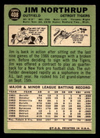 1967 Topps #408 Jim Northrup DP Very Good  ID: 424225