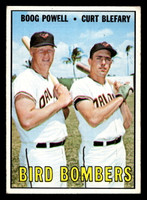 1967 Topps #521 Boog Powell/Curt Blefary Bird Bombers VG-EX  ID: 424407