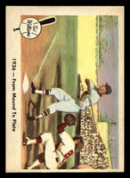 1959 Fleer Ted Williams #7 1936 - From Mound To Plate Excellent Wax Stain on Back 