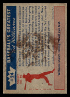 1959 Fleer Ted Williams #24 1945 - Sharpshooter Very Good Wax Stain on Back 