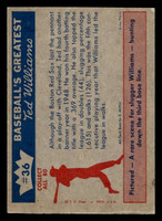 1959 Fleer Ted Williams #36 1948 - Banner Year For Ted Ex-Mint  ID: 424563