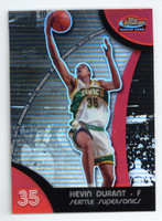 2007-08 Topps Finest REFRACTOR #71 Kevin Durant RC Red 