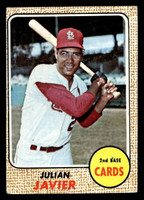 1968 Topps #25 Julian Javier Excellent  ID: 424716