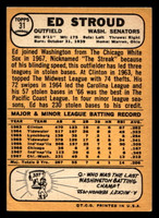 1968 Topps #31 Ed Stroud Excellent+  ID: 424736