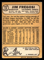 1968 Topps #170 Jim Fregosi Very Good  ID: 425097